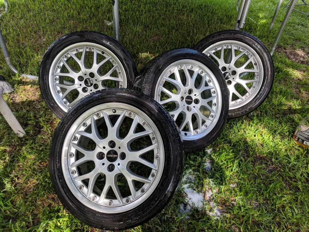 4X100 BBS R90 2-Piece Wheels