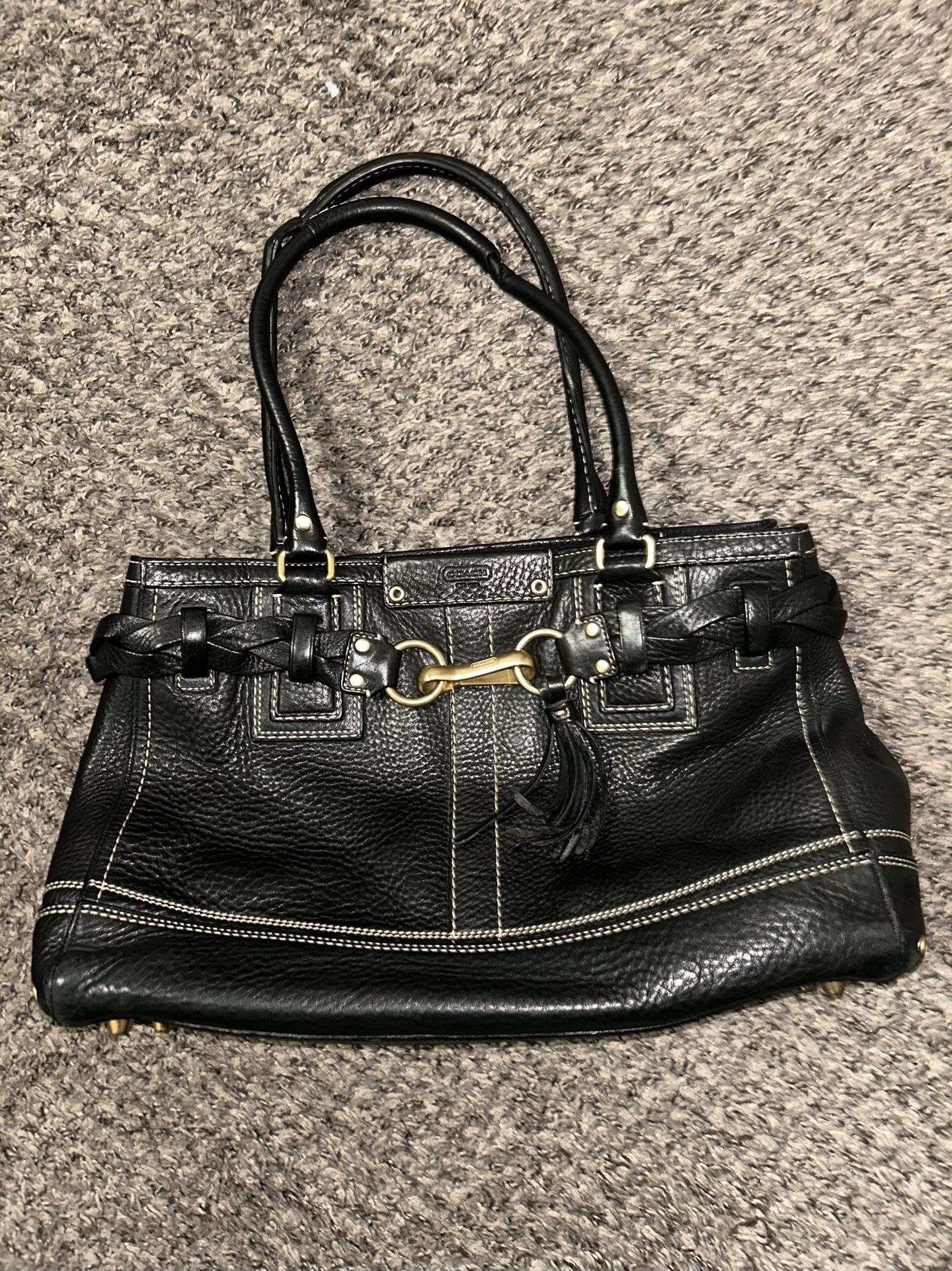 Large Vintage Coach Tote Bag 