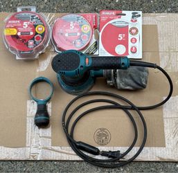 Makita BO5041 5" Sander Bundle w/ Diablo Sanding Discs