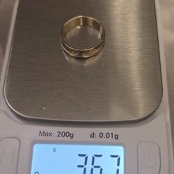 14KT Solid Gold Ring – 3.67g – Classic Band