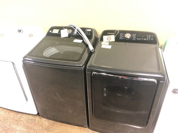 Samsung Top Load Washer/Dryer Set (Black)