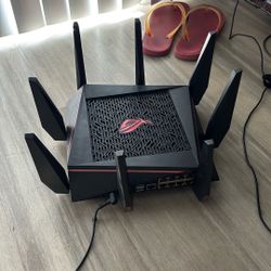 ASUS ROG Rapture WiFi Gaming Router (GT-AC5300) - Tri Band Gigabit Wireless Router, Quad-Core CPU, WTFast Game Accelerator, 8 GB Ports, AiMesh Compati