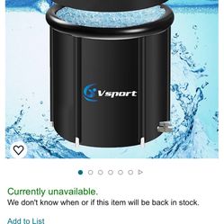 Ice Bathtub Or Ice Cooler