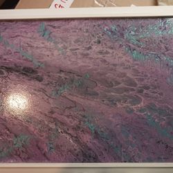 Abstract Pearl Painting. Oil