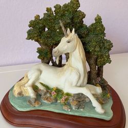 Collectible Polystone Unicorn Statue 