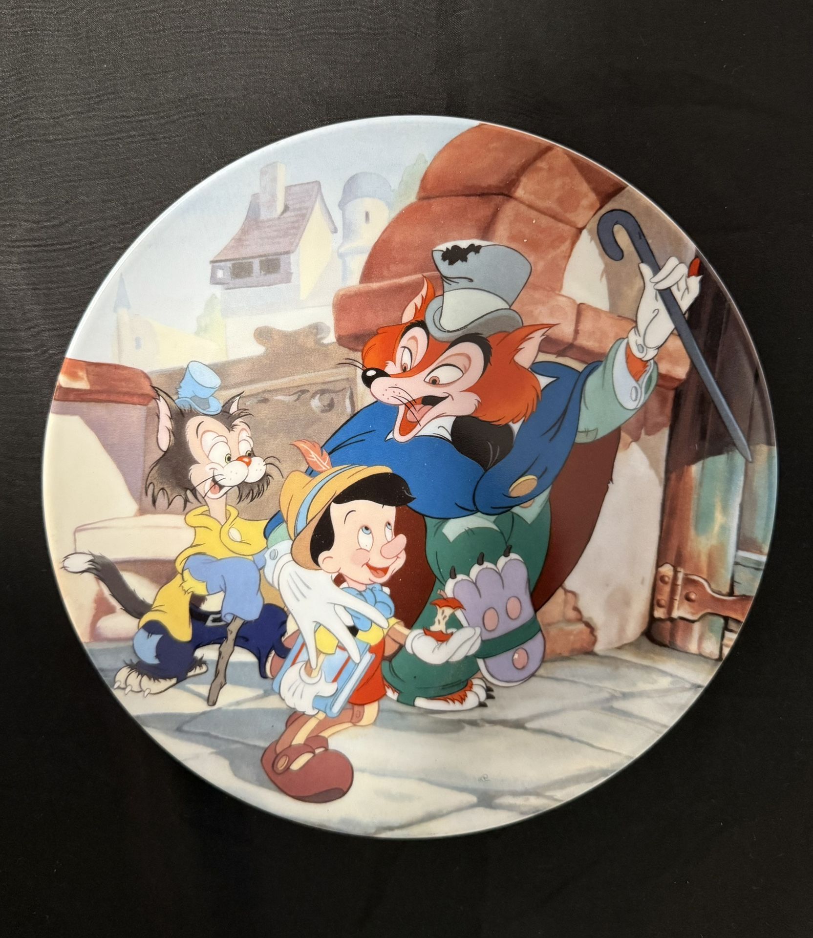 Disney Pinocchio Knowles Vintage Plate