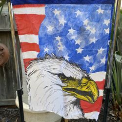 American Eagle, American Flag Patriotic House Flag