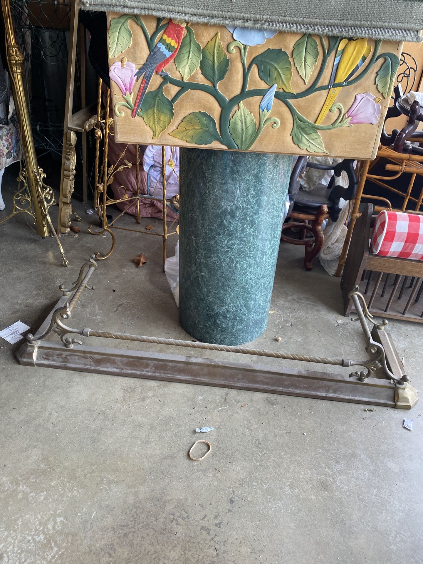 Brass Fireplace Fender 