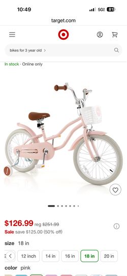 Kid’s bike new