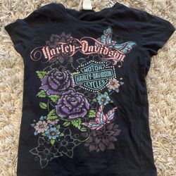 Harley Davidson Shirt Women’s Black Size L