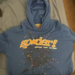 Dark Blue Spider Hoodie 