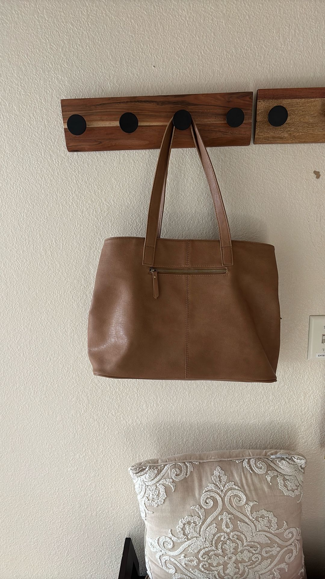 Large leather Tote Bag 
