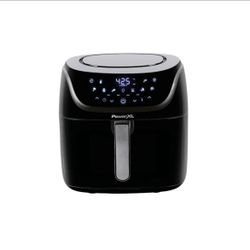 PowerXL Vortex Pro Air Fryer 8qt - Black: 1700W, Nonstick, Dishwasher-Safe, Automatic Shut-Off