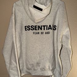 Fear Of God Essentials Light Oatmeal Hoodie Size Small Brand New W Tags ! 