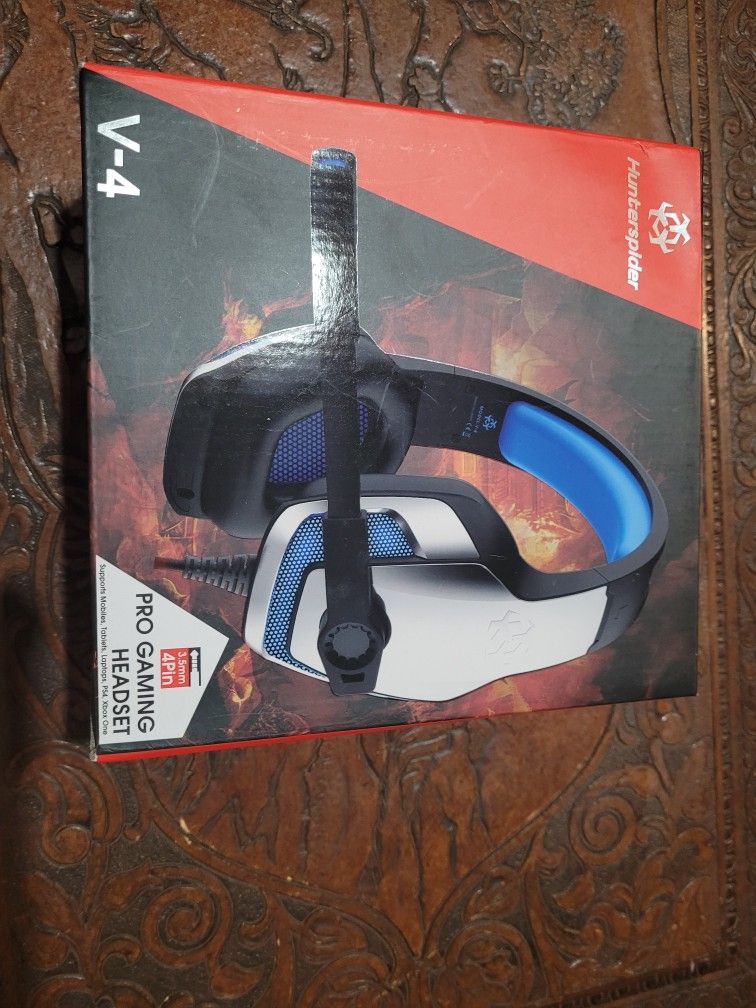 HUNTERSPIDER V4 Stereo Gaming Headphone PC Gamer Headset