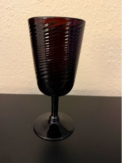 Black Goblet  or Wine Glads