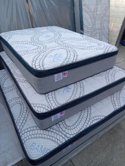 Queen Size Mattress Pillow Top New