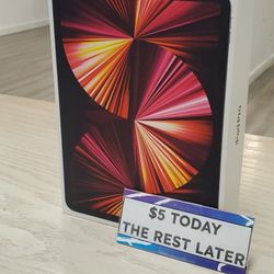 Apple iPad Pro 11in 3rd Gen Brand New - $1 DOWN TODAY, NO CREDIT NEEDED - WARRANTY INCLUDED