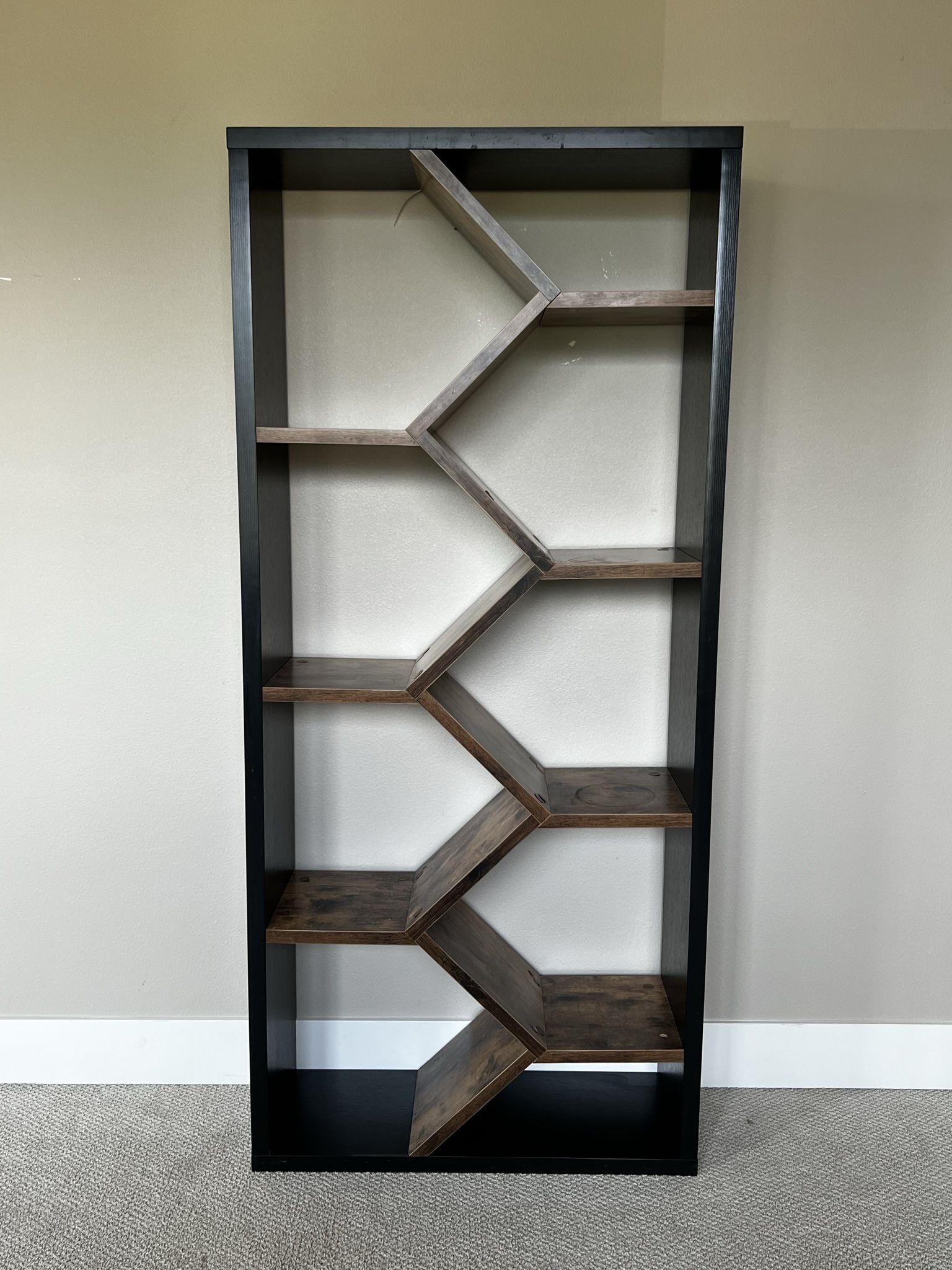 Modern Geometric Bookshelf – Discontinued Design