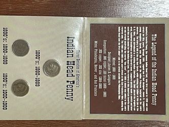 Indian Head Cents set