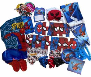 Spider-Man Birthday Party Supplies & Decorations Kit
