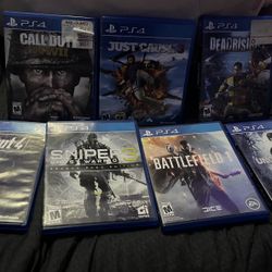 7 PS4 Games (10$ Each)