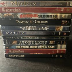 12 Lot dvds   A Total Of 16 Movies