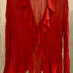 Elementz Red Blouse 