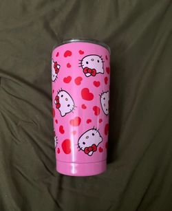 Hello Kitty Pink Valentines Tumbler