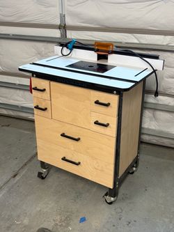 Rockler Router Table with Cabinet Stand