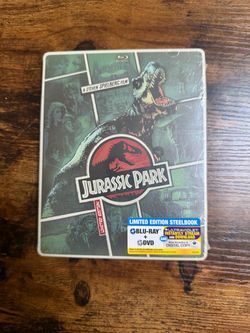Jurassic Park - Steelbook Blu ray NEW