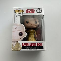 FUNKO POP Star Wars Supreme Leader Snoke Vinyl Bobble Head 199 Never Opened