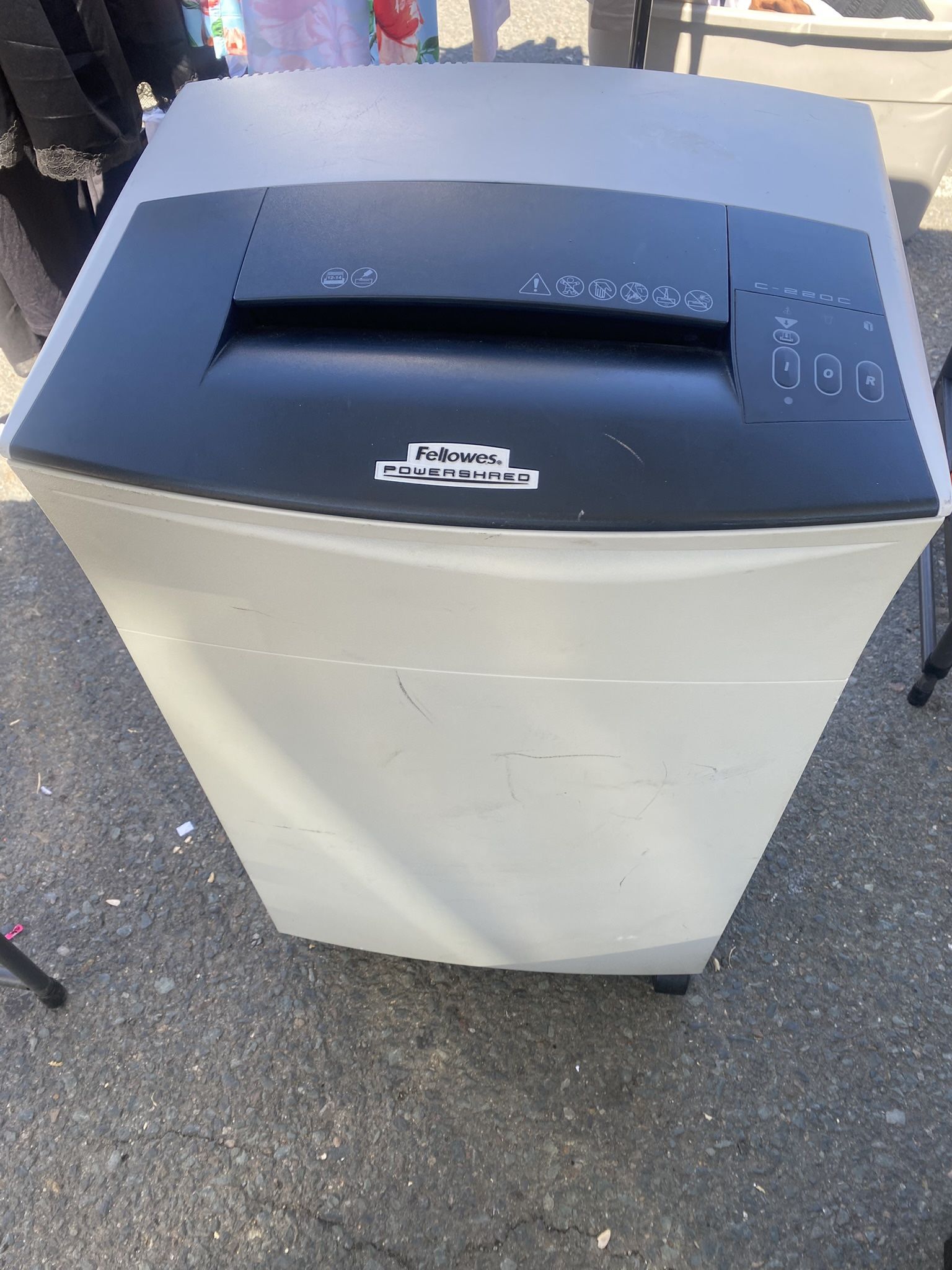 Fellows Power Paper Shredder