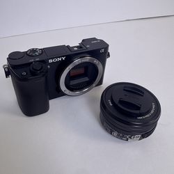 Sony a6000 WITH LENS (16-50mm)