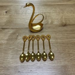 Tea Spoons With Case