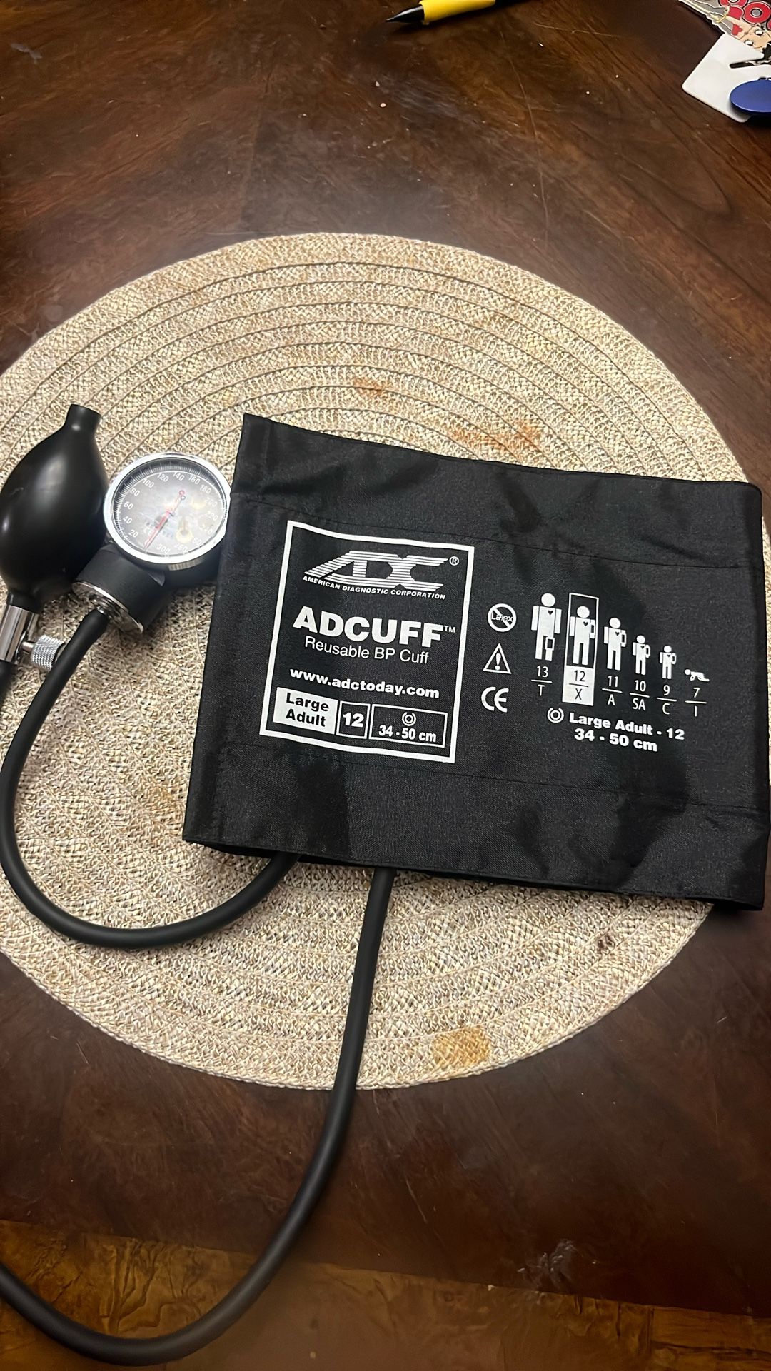 Large Adult Blood Pressure Cuff