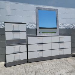 Dresser-two-Nightstands 