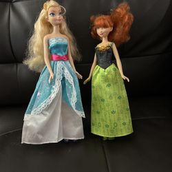 Ana And Elsa Dolls