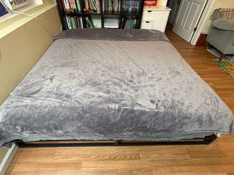 King size bed and frame