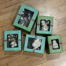 Department 56 Snowbabies porcelain Christmas ornaments