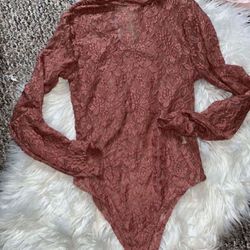 Women’s Pink Bodysuit Size Medium 