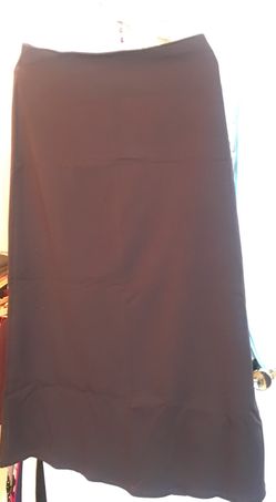 Brown maxi skirt