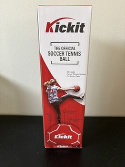 NEW Kickit Soccer Tennis Ball, Official Soft Lightweight Ball for Training, Freestyle & Juggling, All Ages Outdoor Fun, Backyard, Beach & Court Play,