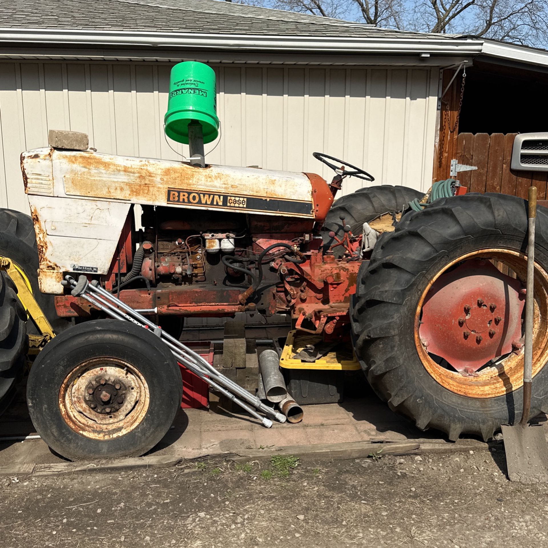 Brown Case Tractor