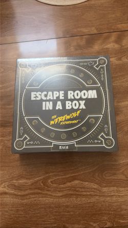 Escape Room in a Box The Werewolf Experiment Board Game