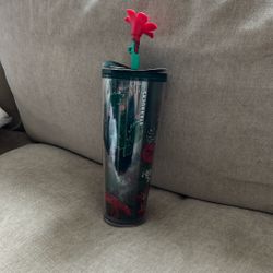 24oz Starbucks Cup W/straw Cover