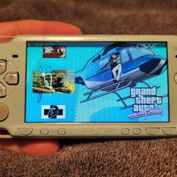 Playstation Psp 2000 Mint Green Modded Video Game Console 