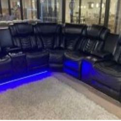 Sofa Seccional Reclinable 