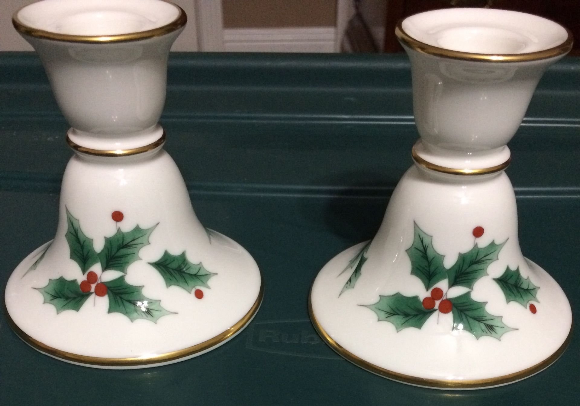 3" Candle Holders Bone China