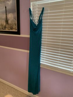 Rebecca Glitter Knit A-Line Formal Dress